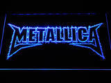 Metallica (4) LED Neon Sign USB - Blue - TheLedHeroes