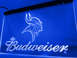 FREE Minnesota Vikings Budweiser LED Sign - Blue - TheLedHeroes