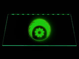 Fallout Brotherhood of Steel LED Neon Sign Electrical - Green - TheLedHeroes