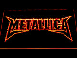 FREE Metallica (4) LED Sign - Orange - TheLedHeroes