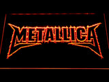 Metallica (4) LED Neon Sign Electrical - Orange - TheLedHeroes
