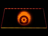 Fallout Brotherhood of Steel LED Neon Sign USB - Orange - TheLedHeroes