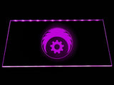 Fallout Brotherhood of Steel LED Neon Sign USB - Purple - TheLedHeroes