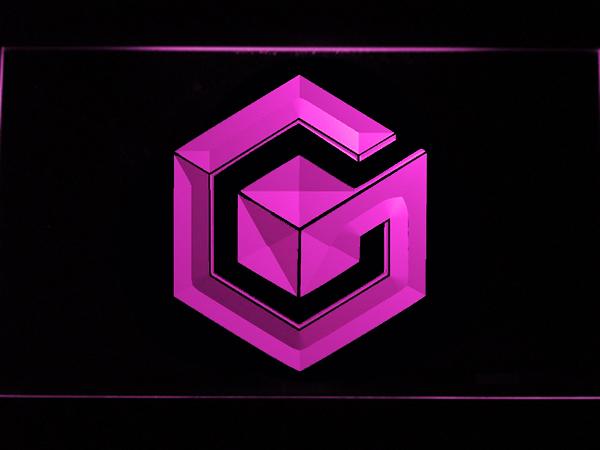 Nintendo Gamecube LED Neon Sign USB - Purple - TheLedHeroes