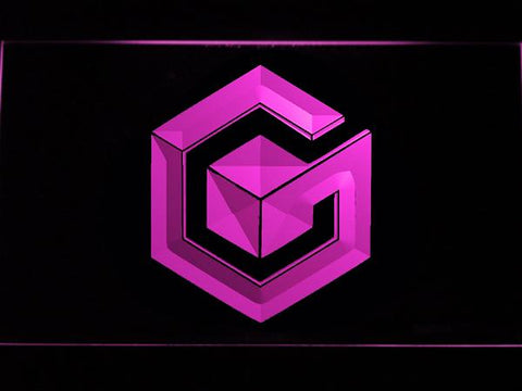 Nintendo Gamecube LED Neon Sign USB - Purple - TheLedHeroes