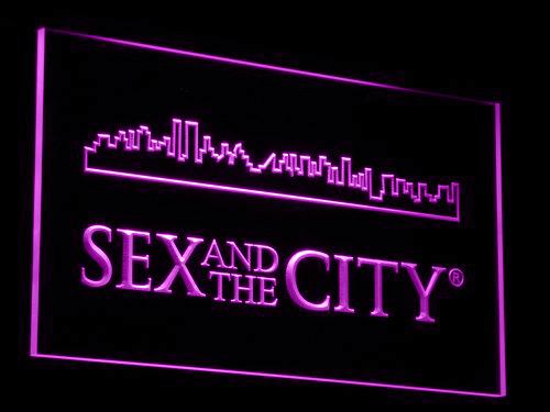 Sex and the City LED Neon Sign Electrical - Purple - TheLedHeroes