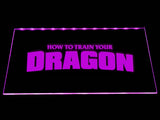 How to Train your Dragon LED Neon Sign USB - Purple - TheLedHeroes