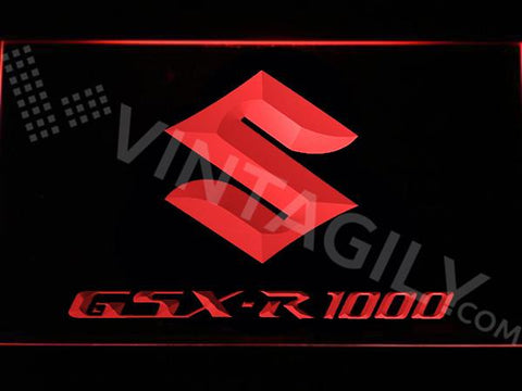 Suzuki GSX-R 1000 LED Neon Sign Electrical - Red - TheLedHeroes