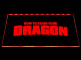 FREE How to Train your Dragon LED Sign - Red - TheLedHeroes