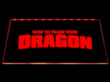 FREE How to Train your Dragon LED Sign - Red - TheLedHeroes