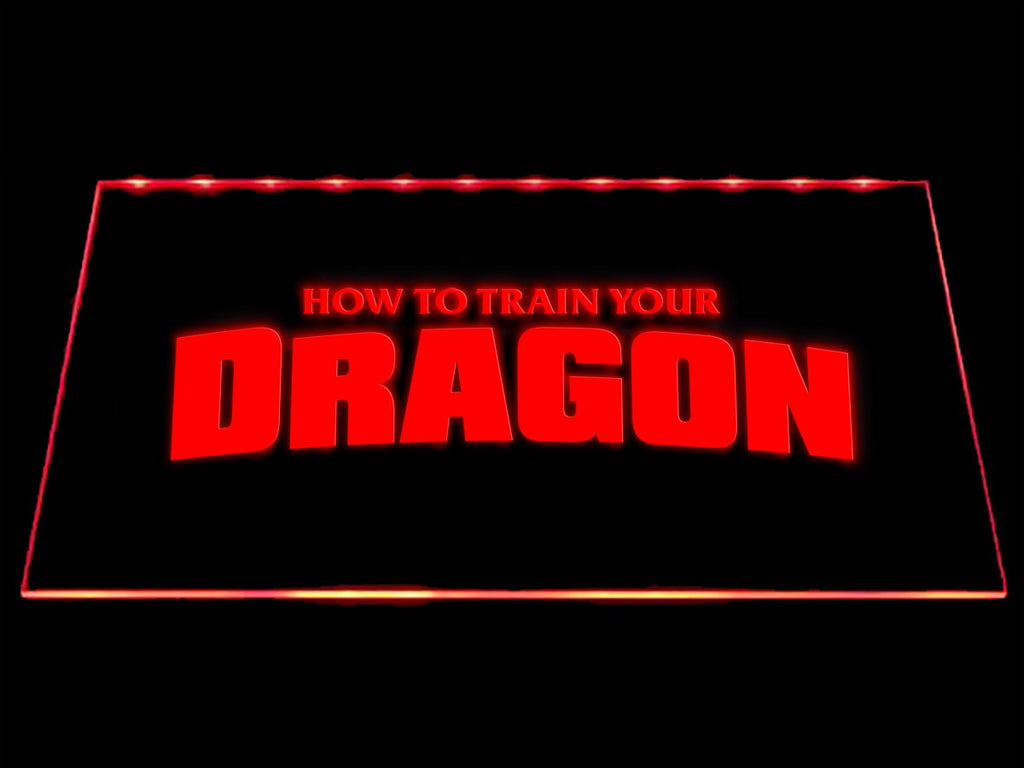 How to Train your Dragon LED Neon Sign USB - Red - TheLedHeroes