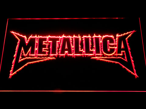 FREE Metallica (4) LED Sign - Red - TheLedHeroes