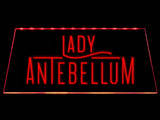 Lady Antebellum LED Neon Sign USB - Red - TheLedHeroes