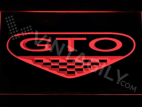 Pontiac GTO LED Neon Sign Electrical - Red - TheLedHeroes