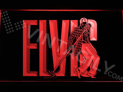 Elvis Presley LED Sign - Red - TheLedHeroes