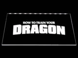 How to Train your Dragon LED Neon Sign USB - White - TheLedHeroes