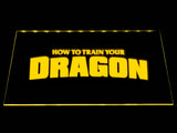 How to Train your Dragon LED Neon Sign Electrical - Yellow - TheLedHeroes