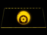 Fallout Brotherhood of Steel LED Neon Sign USB - Yellow - TheLedHeroes