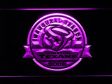 Houston Texans Inaugural Season 2002 LED Neon Sign Electrical - Purple - TheLedHeroes