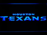 Houston Texans (3) LED Neon Sign USB - Blue - TheLedHeroes
