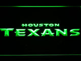Houston Texans (3) LED Neon Sign USB - Green - TheLedHeroes