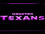 Houston Texans (3) LED Neon Sign USB - Purple - TheLedHeroes