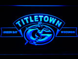 FREE Green Bay Packers Titletown LED Sign - Blue - TheLedHeroes