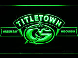 Green Bay Packers Titletown LED Neon Sign USB - Green - TheLedHeroes