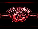 Green Bay Packers Titletown LED Sign - Red - TheLedHeroes