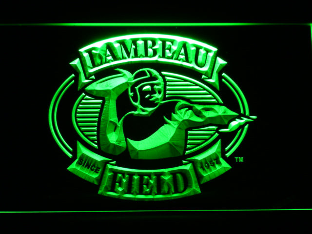 FREE Green Bay Packers Lambeau Field LED Sign - Green - TheLedHeroes