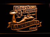 Green Bay Packers Lambeau Field (2) LED Sign - Orange - TheLedHeroes