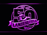 Green Bay Packers Lambeau Field 50th Anniversary LED Sign - Purple - TheLedHeroes