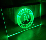 FREE Oakland Athletics LED Sign - Green - TheLedHeroes
