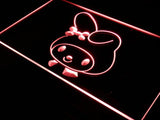My Melody Hello Kitty (2) LED Neon Sign USB - Red - TheLedHeroes