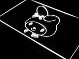 My Melody Hello Kitty (2) LED Neon Sign USB - White - TheLedHeroes