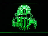 FREE Detroit Lions 60th Anniversary LED Sign - Green - TheLedHeroes