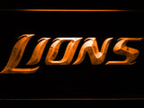 FREE Detroit Lions (5) LED Sign - Orange - TheLedHeroes
