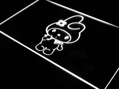 My Melody Hello Kitty LED Neon Sign USB - White - TheLedHeroes
