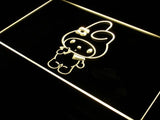 My Melody Hello Kitty LED Neon Sign USB - Yellow - TheLedHeroes