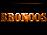 Denver Broncos (8) LED Sign - Orange - TheLedHeroes