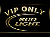 Bud Light VIP Only LED Neon Sign USB - Yellow - TheLedHeroes