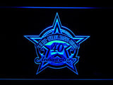 Dallas Cowboys 40th Anniversary LED Neon Sign Electrical - Blue - TheLedHeroes