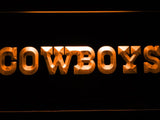 Dallas Cowboys (7) LED Neon Sign Electrical - Orange - TheLedHeroes