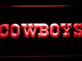 Dallas Cowboys (7) LED Neon Sign Electrical - Red - TheLedHeroes