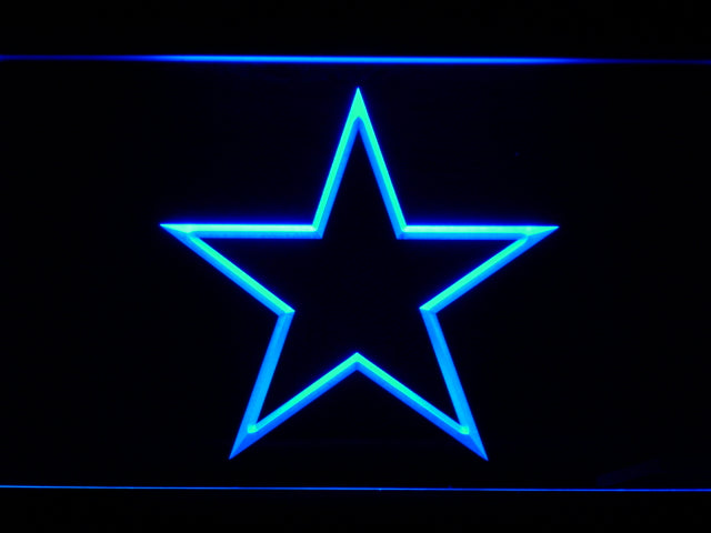Dallas Cowboys (8) LED Sign - Blue - TheLedHeroes