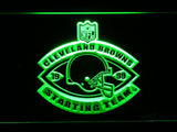 Cleveland Browns (4) LED Neon Sign Electrical - Green - TheLedHeroes