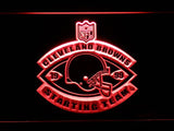 Cleveland Browns (4) LED Neon Sign Electrical - Red - TheLedHeroes