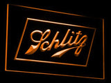 Schlitz LED Neon Sign Electrical - Orange - TheLedHeroes