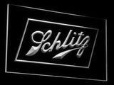 Schlitz LED Neon Sign USB - White - TheLedHeroes