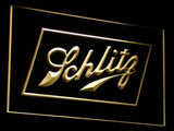 Schlitz LED Neon Sign USB - Yellow - TheLedHeroes